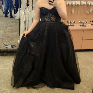 Formal black dress